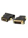 Generic HDMI Female To Dvi Male 24-5 Pins Adapter, Black