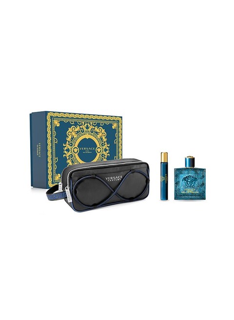 Versace Eros Man Eau De Parfum Natural Spray Gift Set, 100ml