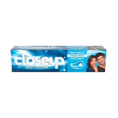 Close Up Toothpaste Milk Calcium Fresh Breath Strong Teeth With Smile 100ml
