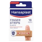 Buy Hansaplast Elastic Finger Plasters Extra Flexible And Hold Strips 16 PCS in UAE