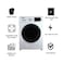 Super General Front Loading Fully Automatic Washer 8kg With Dryer 6kg SGW8600 White And Black