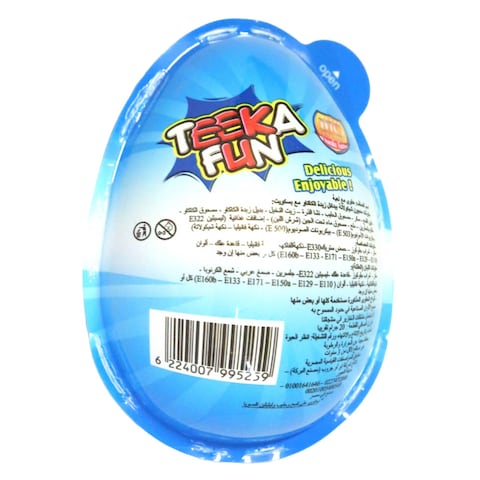 Teeka Fun Big For The Boy Chocolate And Gift Egg 20G