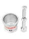Delcasa Stainless Steel Mortar &amp; Pestle Small Silver
