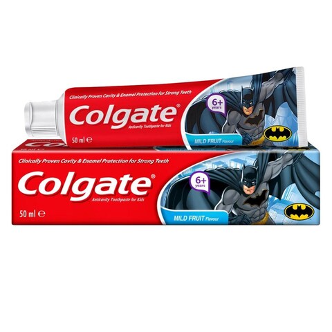 COLGATE TOOTHPASTE KIDS   MILD FRUIT  FLAVOR 6+YEARS 50M