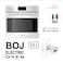 BOJ 60cm Built In Fully Electric Multifunctional Oven, OVE-6560EX Total Power 2300W, A Class Energy Efficiency, Internal Lighting, Made In Italy - 1 Year Manufacturer Warranty