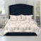 In House Maldives Velvet Bed Frame - King - 200x200 cm - Dark Blue