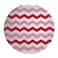 Two Tone Chevron Lanterns Classic Red 12in