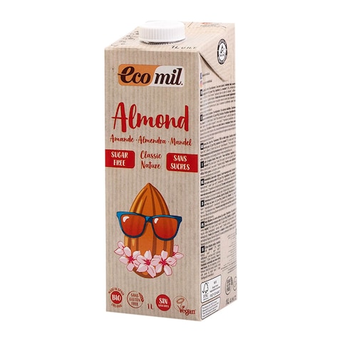 Ecomil Almond Milk Sugar Free 1L