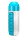 Generic Portable Water Bottle With Pill Grids 600ml