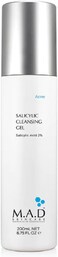 M.A.D Skincare Salicylic Cleansing Gel - Acne Facial Wash 6.75 Oz.