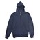 King's Collection 852 Zipped Sweatshirt Hoodie Extra Large Ash Navy Blue