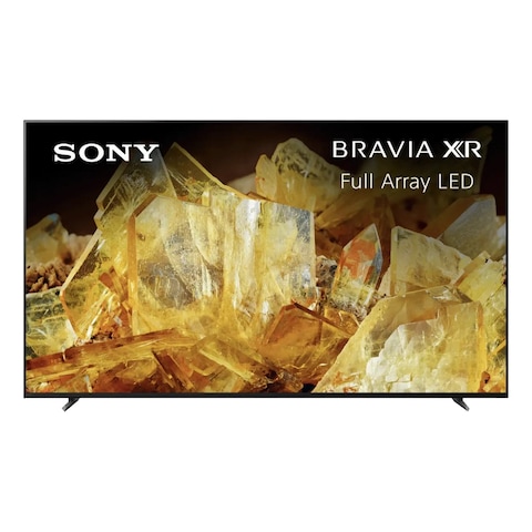 سوني برافيا تلفاز ذكي LED، بحجم 85 بوصة، بدقة UHD، Google TV، طراز XR-85X90L، باللون الأسود