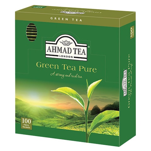 Ahmad Tea Green Tea - 100 Foil Tea Bags