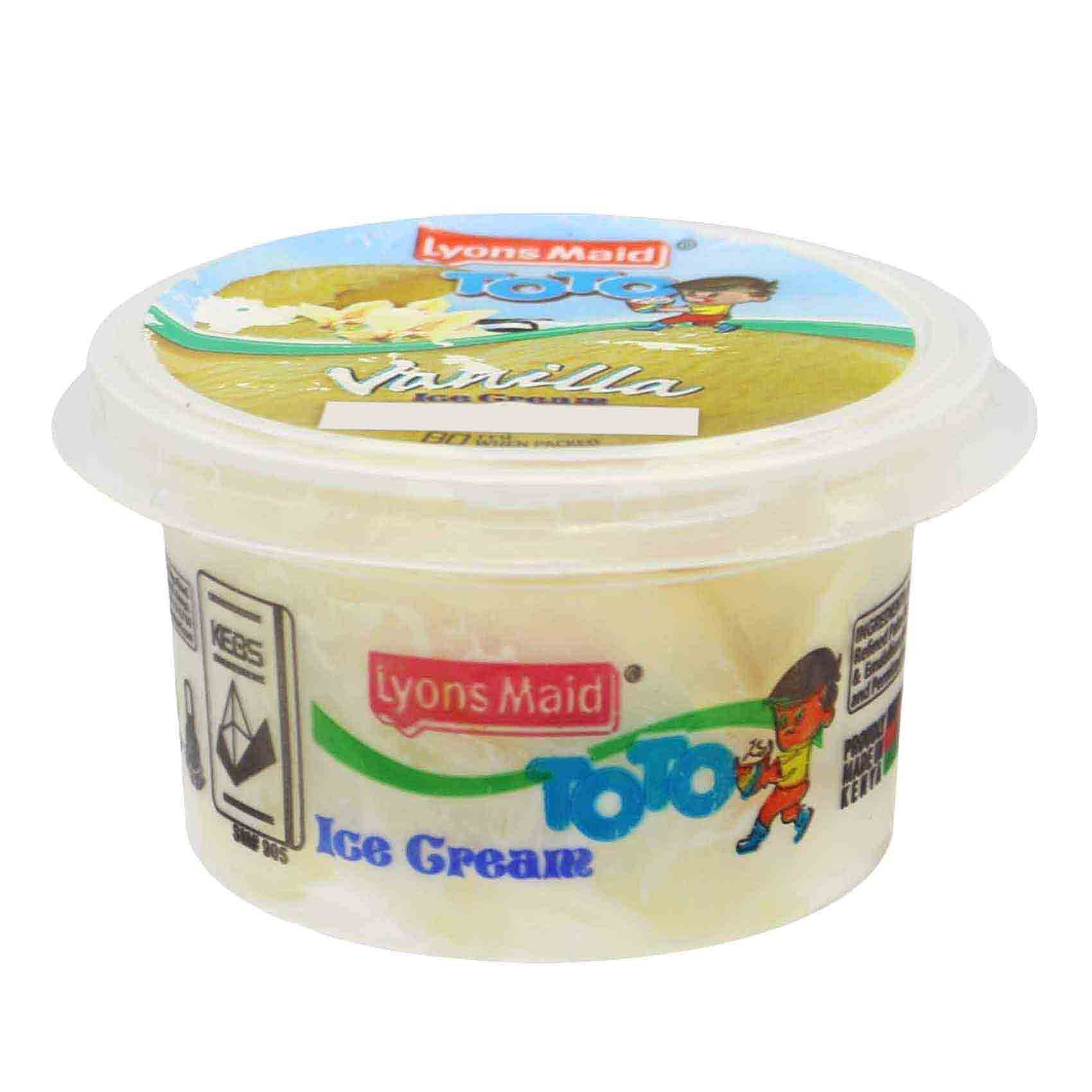 Lyons Maid Toto Vanilla Ice Cream 80ml