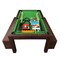 Simbashoppingmea - 7 Ft Pool Table And Dining Table With Container Benches Full Accessories &ndash; Rich Green