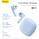 Baseus
Wireless Earbuds, 30H Playback Bluetooth 5.3 TWS Earbuds with 4 ENC Mics + AI Noise Cancellation Algorithm 0.06s Low Latency Fast Charge Ear Buds for Android and iOS Blue