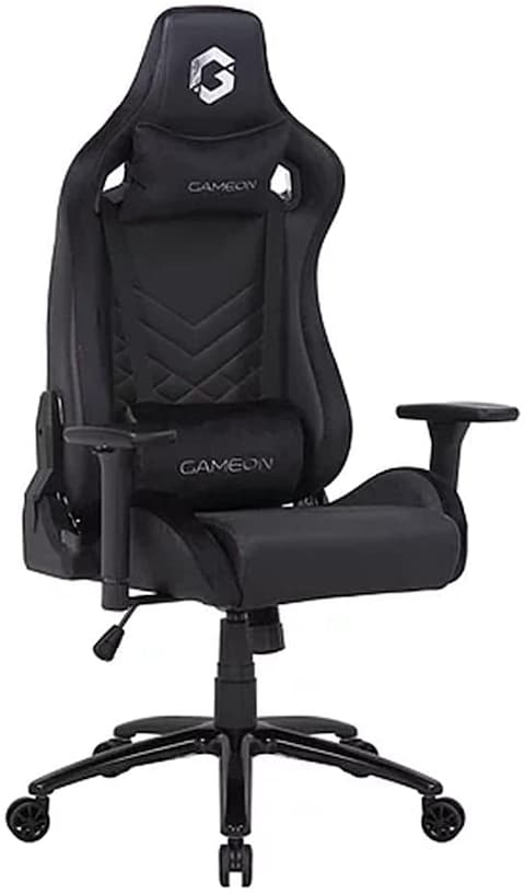 Gameon Classic Series Gaming Chair With 3D Armrest, Backrest, Head Pillow, Lumba