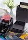 Generic Elegant Grey Jewelry And Keepsake Gift Box: A Treasure Trove Of Style And Function(Without Necklace)