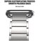 Replacement Stainless Steel Magnetic Strap For Apple Watch Series 8/7/6/5/4/SE 45mm 44mm 42mm I Ultra Watch 49mm Silver
