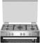 General Supreme Gas Cooker, Size 90 * 60cm, 5 Burners, Full Safety, Grill, Self Ignition, Steel, Turkish (Installation Not Included)