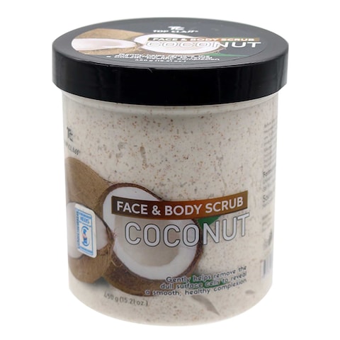 Top Class Face &amp; Body Scrub Coconut 450g