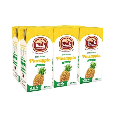 Baladna Pineapple Juice 200ml x6