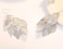 J&amp;J Leaf Fashion Silver Plated Long Tassel - Maple Leaf Earrings