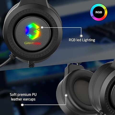 GOT101	GAMEON GOT101 Shadowfire RGB Gaming Headset Black