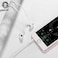 Green Lion 1.2 Meter Stereo Earphone, Volume And Playback Control Buttons, 14mm Sound, Inbuilt Mic (White)