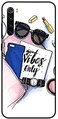 Theodor - Xiaomi Redmi Note 8 Case Cover Good Vibes Only Flexible Silicone Cover