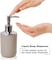 Bathroom Accessories Set 6 Piece Bath Ensemble with Smooth Surface Includes Soap Dispenser, Toothbrush Holder, Toothbrush Cup, Soap Dish for Decorative Countertop and Housewarming Gift, Beige