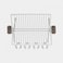 Brabantia Large Foldable Dish Drying Rack, Light Grey