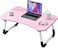 Datazone Laptop Desk, Small Foldable Office Table, Lightweight And Easy To Move With Non-Slip Legs For Indoor And Outdoor Use Suitable For Study, Reading And Dining Dz-Tp001 (Pink)
