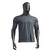 King's Collection Round Neck T-Shirts Extra Large Charcoal Grey