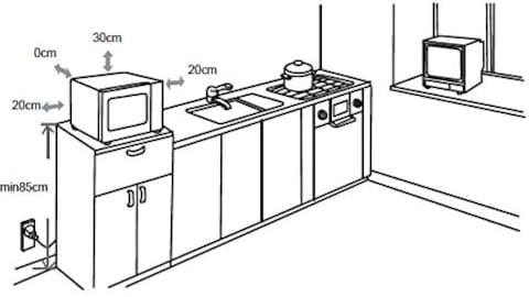 Baumatic 25L Freestanding Microwave Oven With Grill Stainless Steel - BMEMWFS25SS