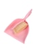 Goldedge Dust Pan And Hand Brush Pink 30cm