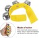 Vibrant Red Nylon Wrist Jingle Bells - Adjustable, Comfortable &amp; Musical Accessory for All Ages(yellow, Jingle Bells)