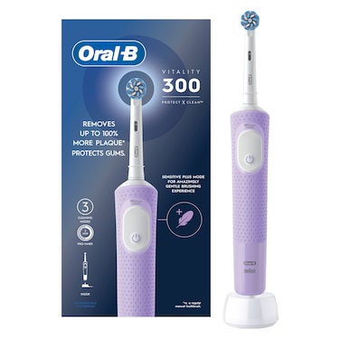 Oral-B Vitality 300 Protect X Clean Rechargeable Toothbrush D103.413.3 Pink