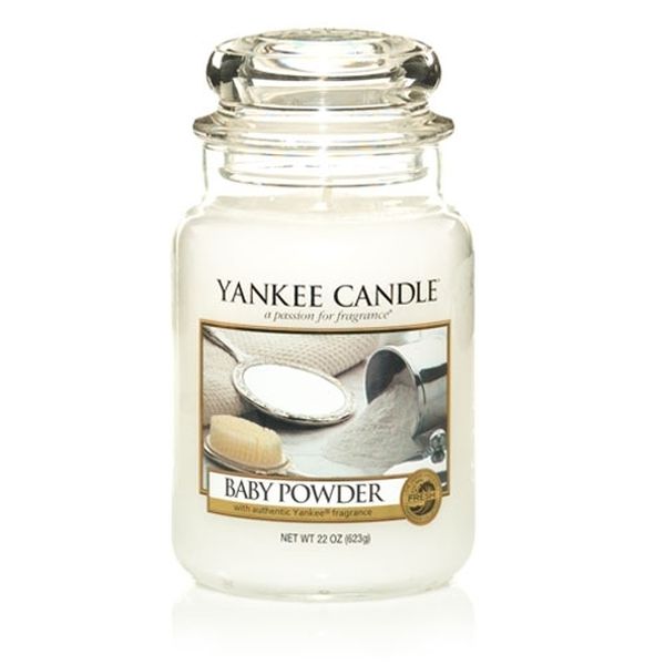 Yankee Candle Classic Baby Powder, Large Jar