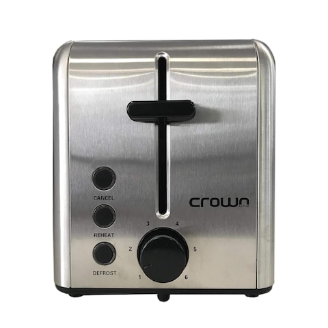 Crownline 2 Slice 920 Watts Stainless Steel Toaster TR-204