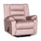 In House Velvet Classic Recliner Chair - Light Pink - Nice 02