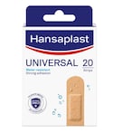 Buy Hansaplast Universal Plasters Water-Resistant And Strong Adhesion Strips 20 PCS in UAE