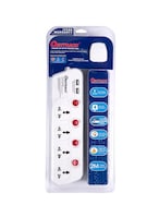 اشتري OSHTRACO 4-Socket Extension Cord Power Strip White في الامارات