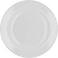 Royalford M/W 8"Round Deep Plate, White, 1X36