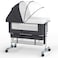 TEKNUM Moonlight Bedside Crib-Dark Grey