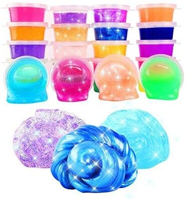 lavish Soft Slime Toy Magic Colorful Clay Toy 24 Box of Slime with 4 Color pack of 1
