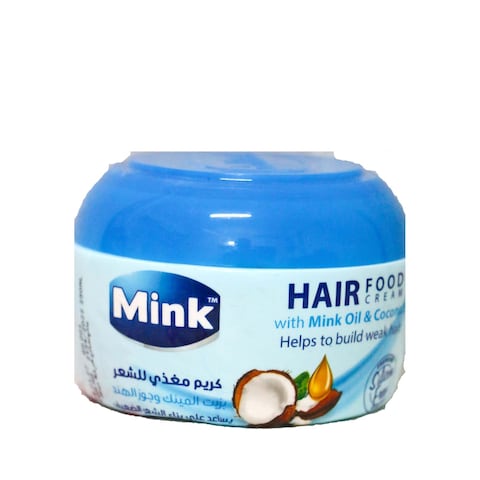 Mink Hair Food Cream With Mink Oil and Coconut - 250 ml