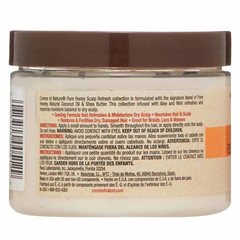 Creme Of Nature Pure Honey Restorative Daily Scalp Cream 237ml