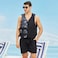 Life Jacket Safety Vests Water Suit Kayak Boating Swimming Surfing Drifting Gear, Size L, 60 to 75 Kg. - Black.