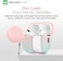Amazing Thing Smoothie Airpods Pro 2 case cover (2022) Airpods Pro (2nd Generation) case with Carabiner - Pink